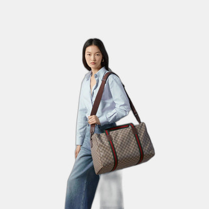 Sac de voyage avec bande Web moyen format - #1