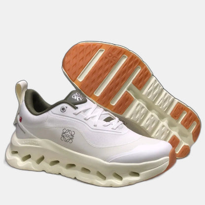 On Cloud × Loewe — Cloudtilt White Kaki