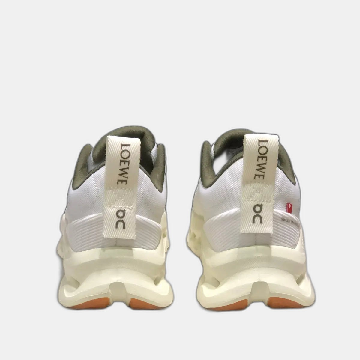 On Cloud × Loewe — Cloudtilt White Kaki