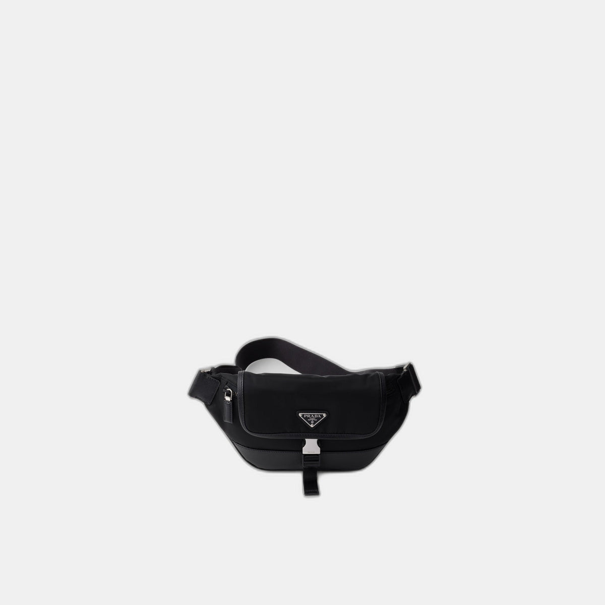 Sac porté épaule en Re-Nylon et cuir Saffiano - #11