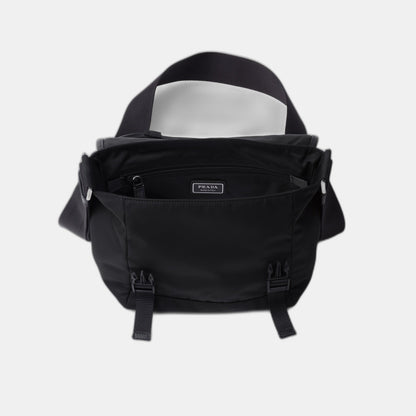 Sac porté épaule en Re-Nylon et cuir Saffiano - #4