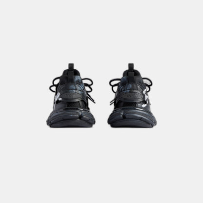 SNEAKER TRACK SIGNATURE EN NOIR/BLANC