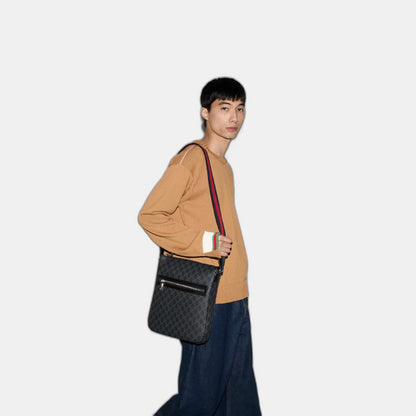 Sac à bandoulière GG Black moyen format - #1