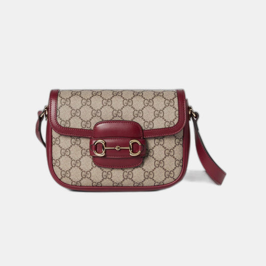 Sac à épaule Gucci Horsebit 1955 Soft petit format - #5