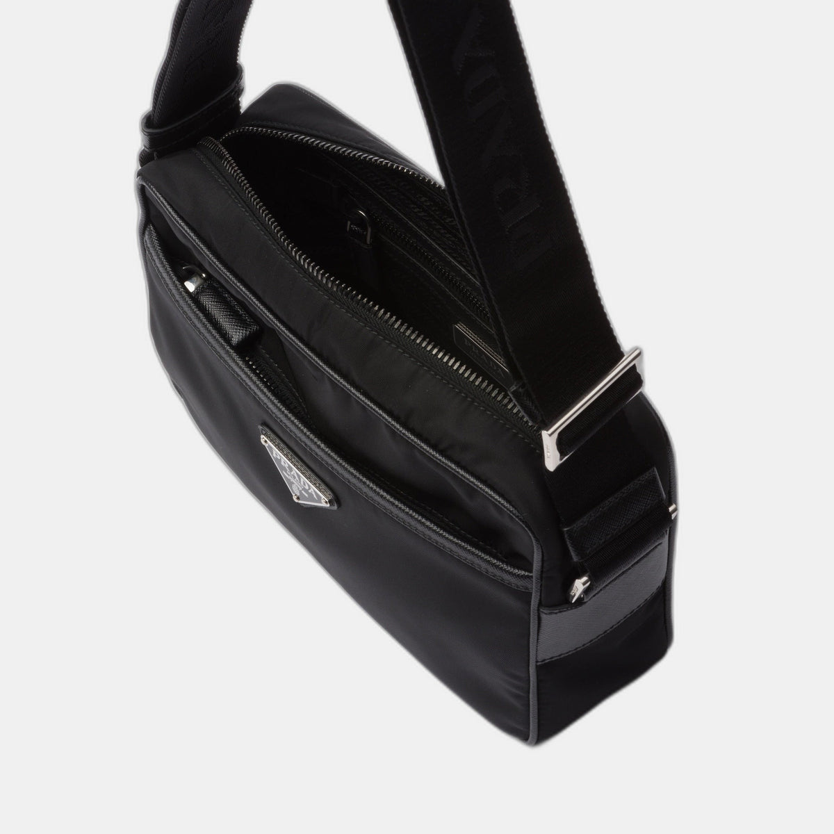 Sac porté épaule en Re-Nylon et Saffiano - #1