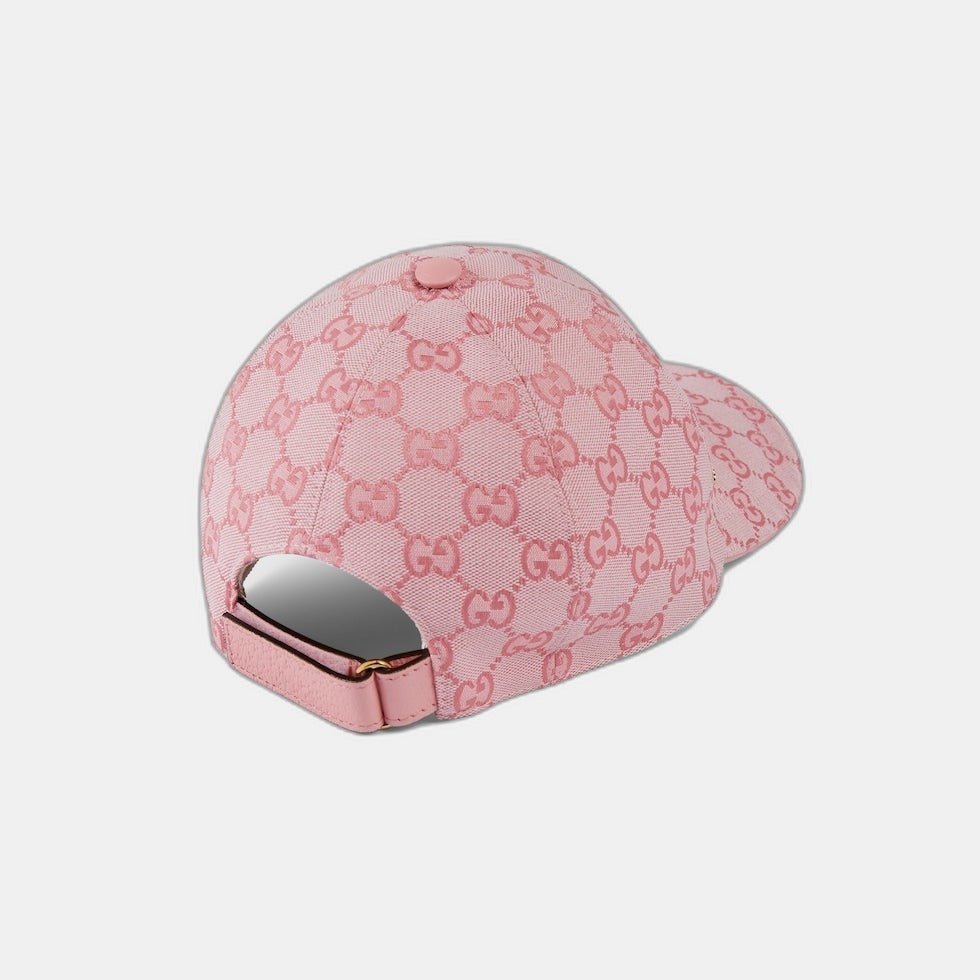 CASQUETTE EN TOILE GG Rose