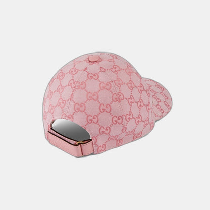 CASQUETTE EN TOILE GG Rose
