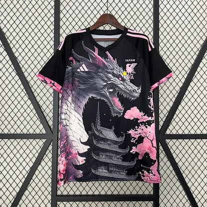 Maillot Japon saison 2023-2024 édition spéciale dragon noir et rose