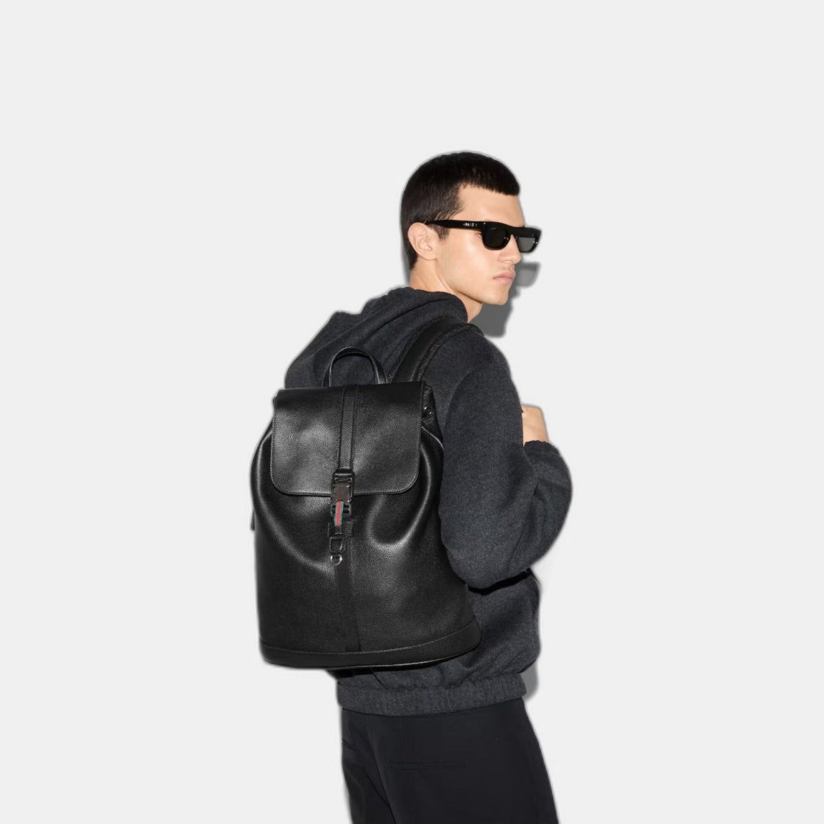 Sac à dos avec bande Web moyen format