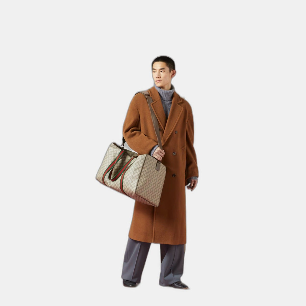 Sac de voyage avec bande Web grand format