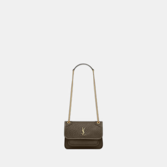 MINI NIKI EN CUIR D'AGNEAU GRAINÉ - YSL