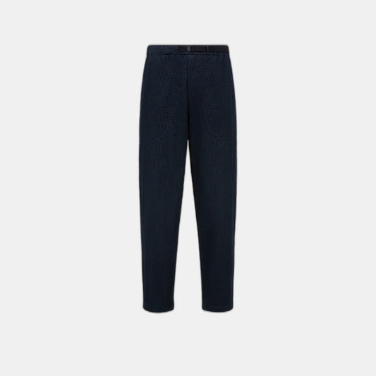 PANTALON CEINTURÉ EN SEERSUCKER