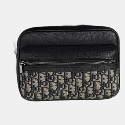 Sac Messenger zippé Rider 2.0 Noir et Beige