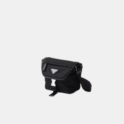 Sac porté épaule en Re-Nylon et cuir Saffiano - #7