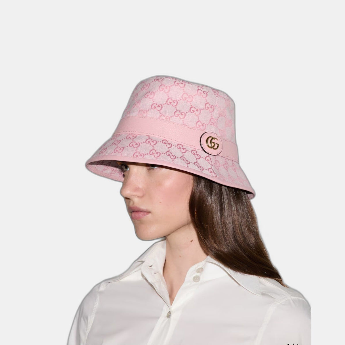 Chapeau bob en toile GG - Gucci casquette