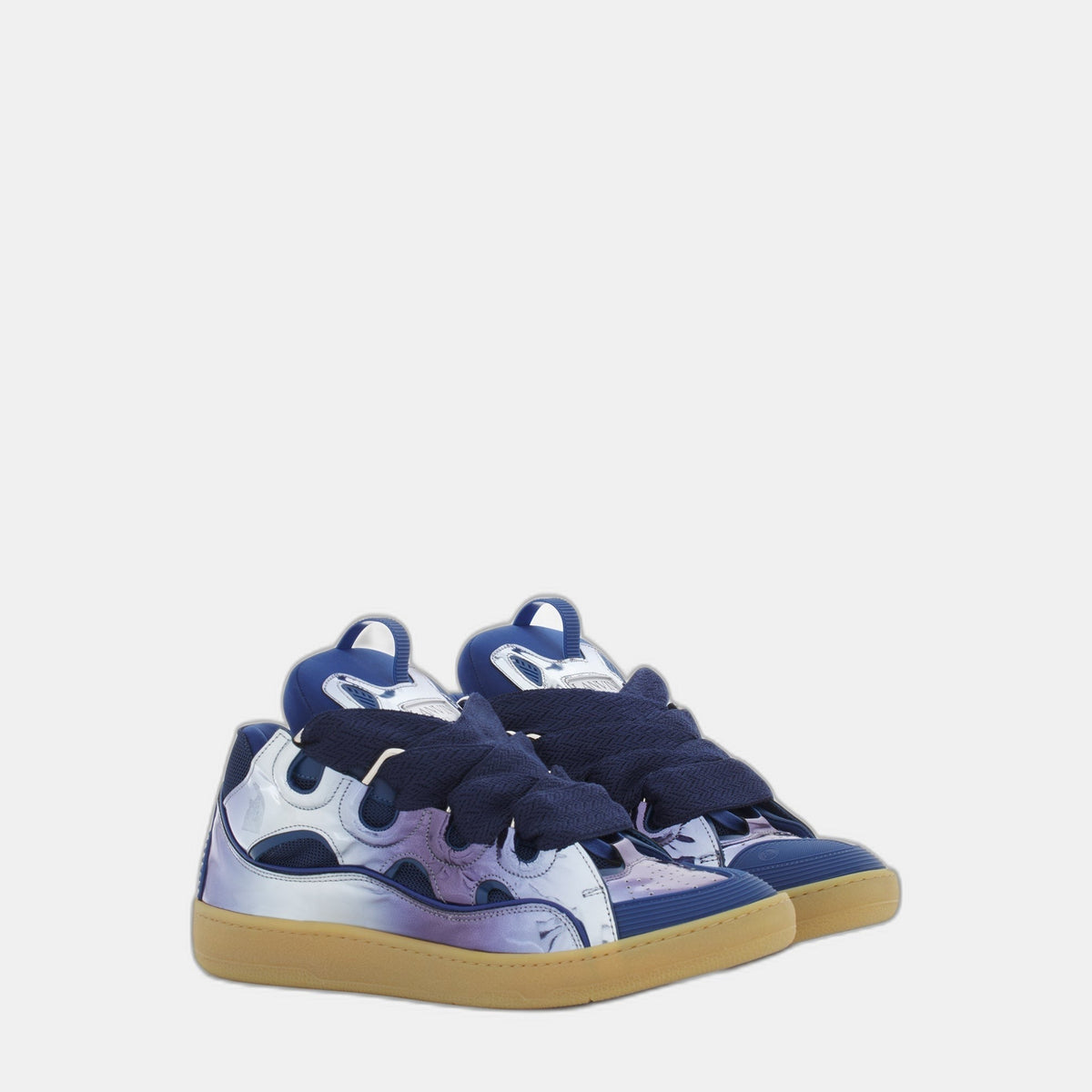 LANVIN METALLIC CORNFLOWER