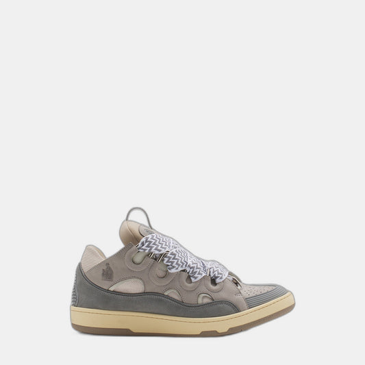 LANVIN LEATHER CURB GRIS