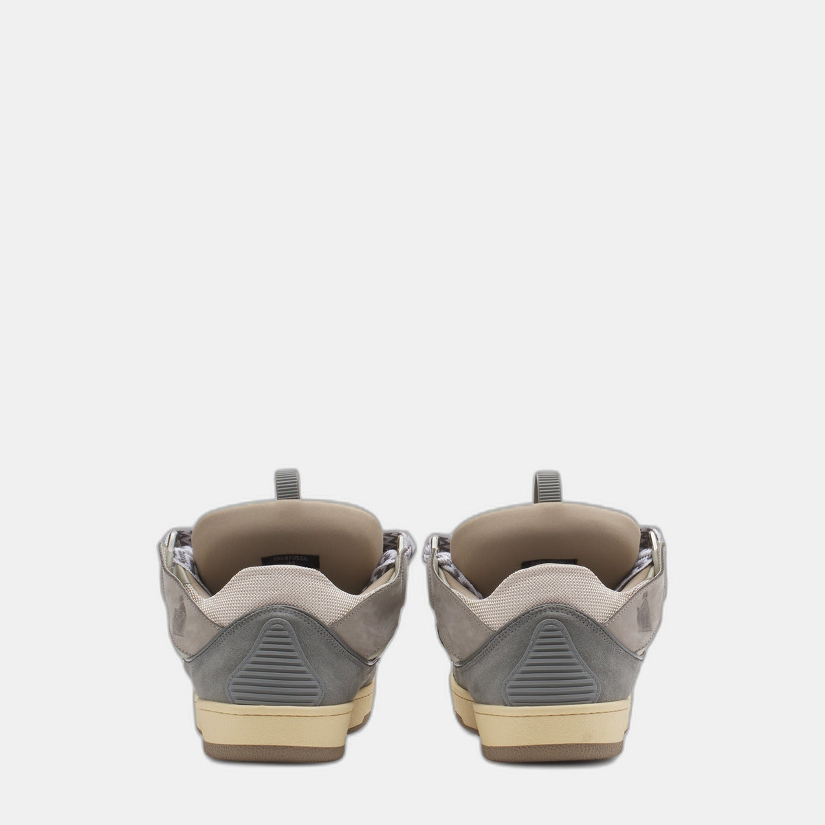 LANVIN LEATHER CURB GRIS
