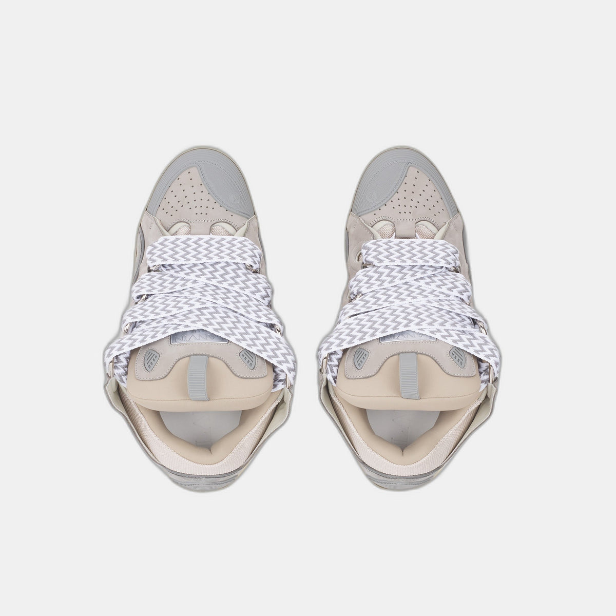 LANVIN LEATHER CURB GRIS