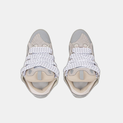 LANVIN LEATHER CURB GRIS