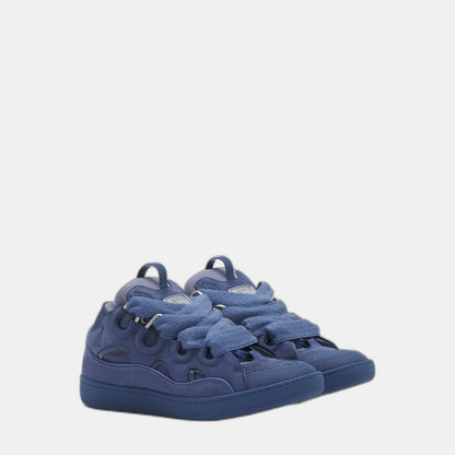 LANVIN LEATHER CURB BLEU MARINE