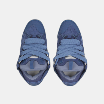 LANVIN LEATHER CURB BLEU MARINE