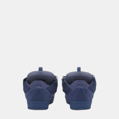 LANVIN LEATHER CURB BLEU MARINE