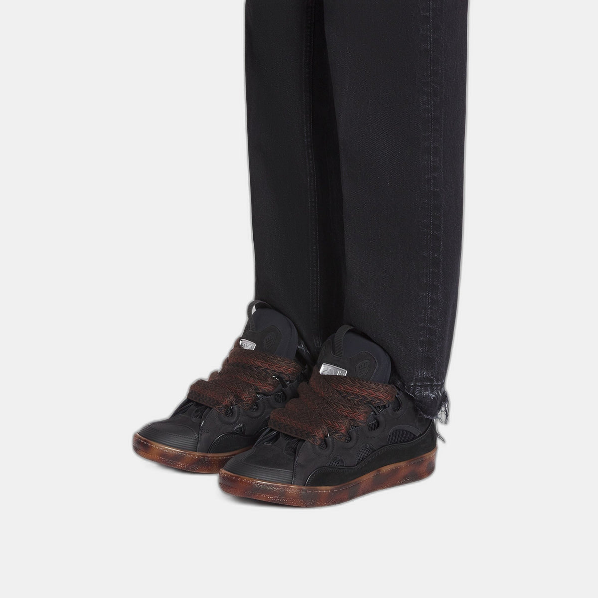 LANVIN BLACK AND BROWN