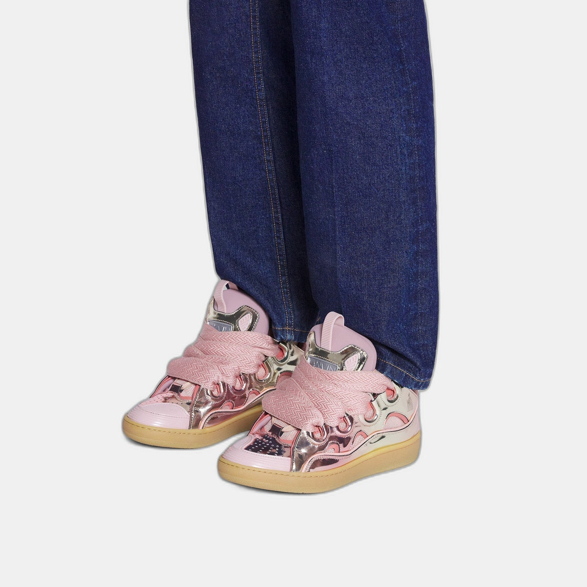 LANVIN METALLIC DUSTY ROSE