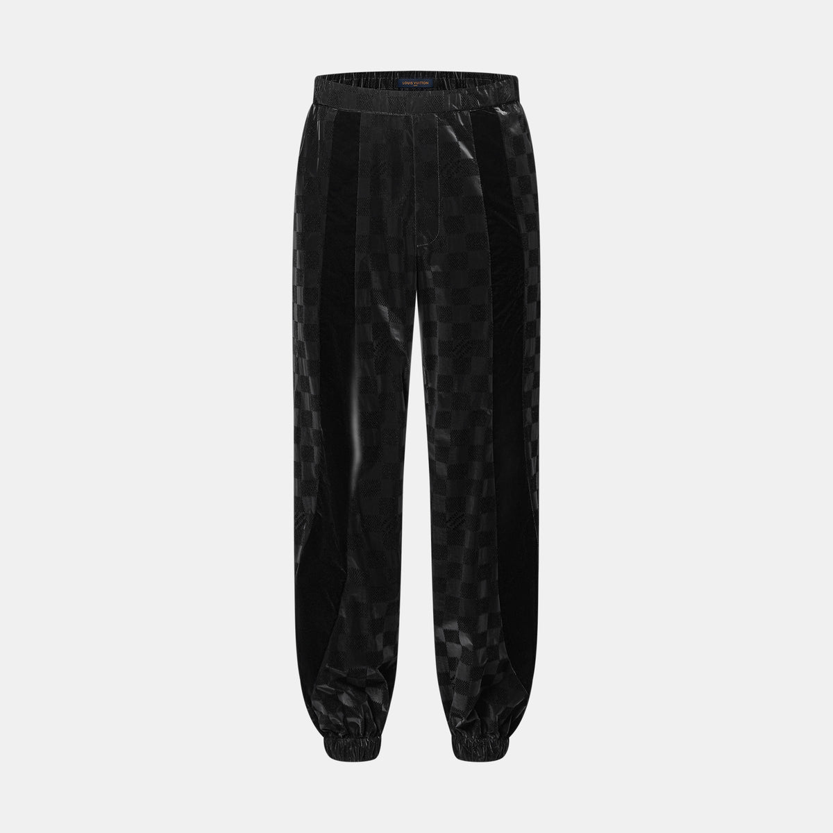 Pantalon de jogging technique floqué Damier