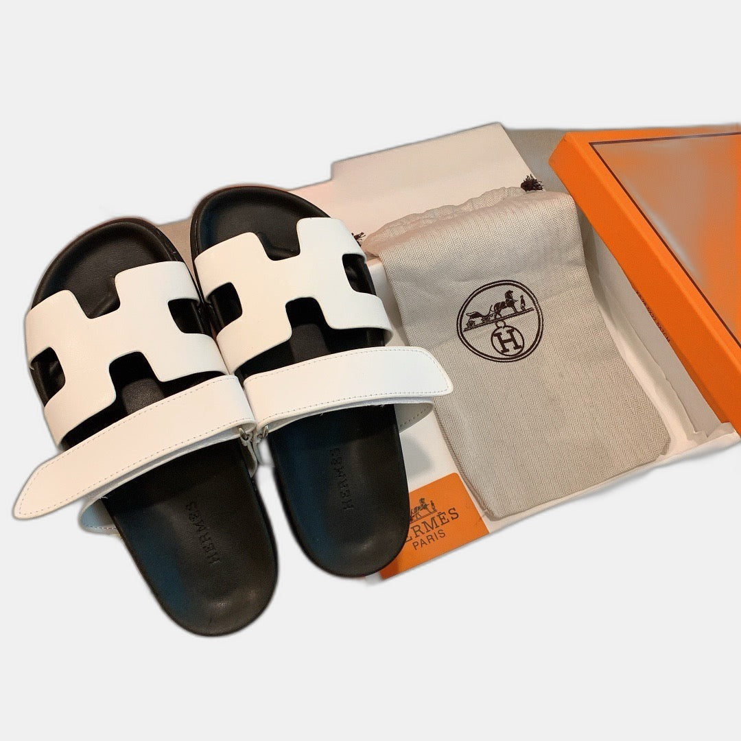 Hermes - Sandales Chypre Blanc