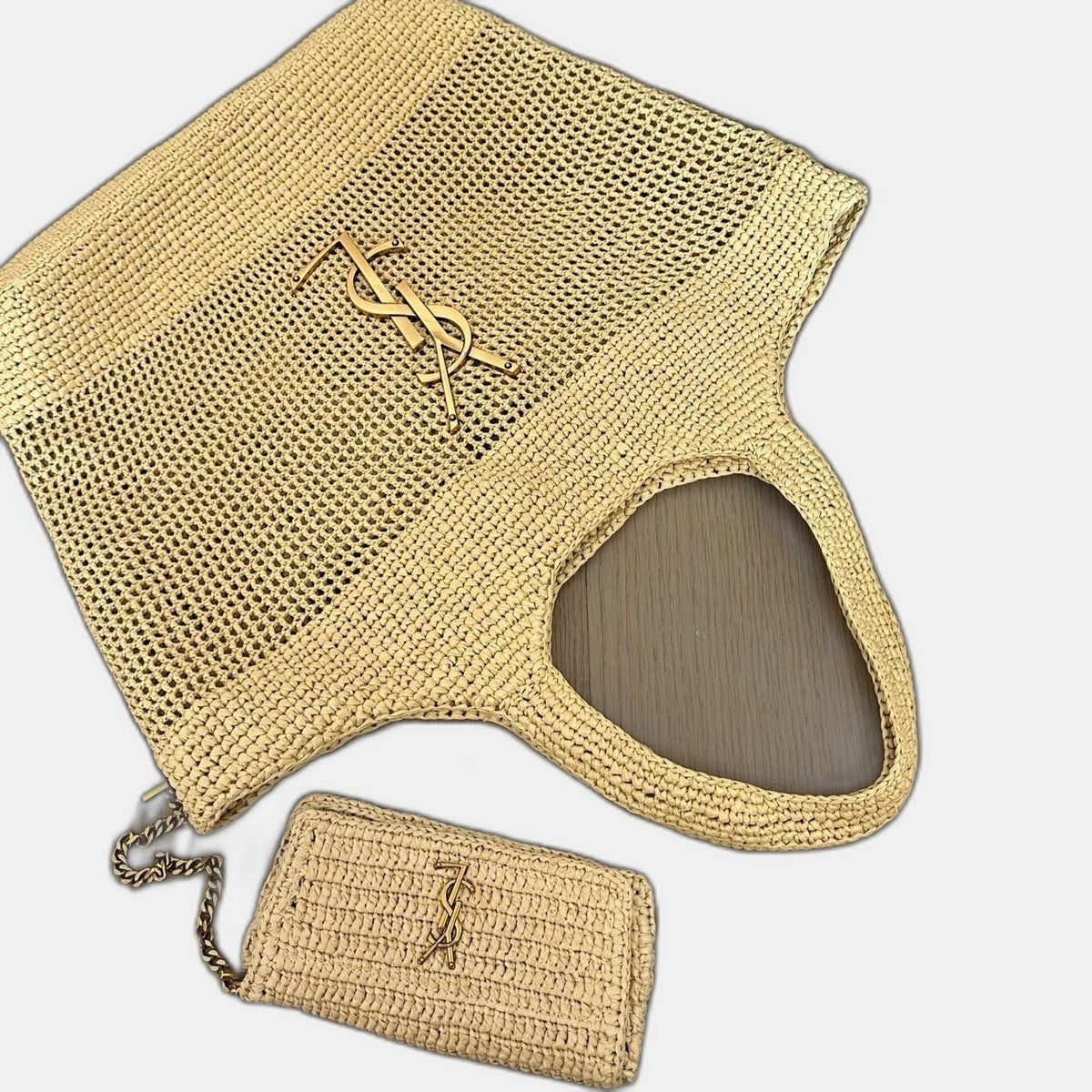 YSL - CARE IN RAFFIA