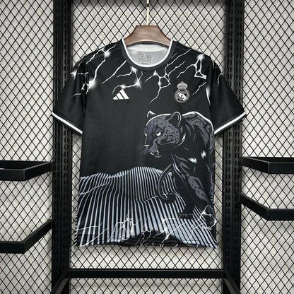Maillot Real Madrid Noir & Gris Panther 2024/25