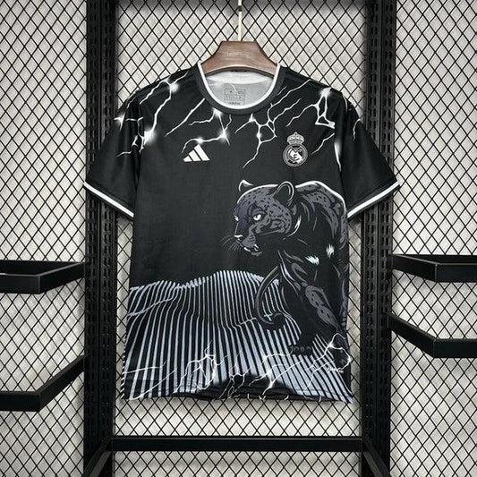 Maillot Real Madrid Noir & Gris Panther 2024/25