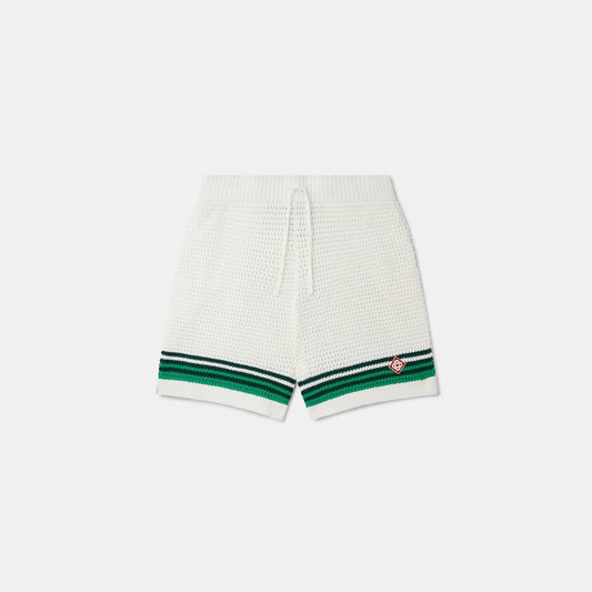 Tennis Crochet Shorts - casablanca