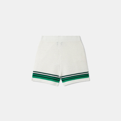 Tennis Crochet Shorts - casablanca