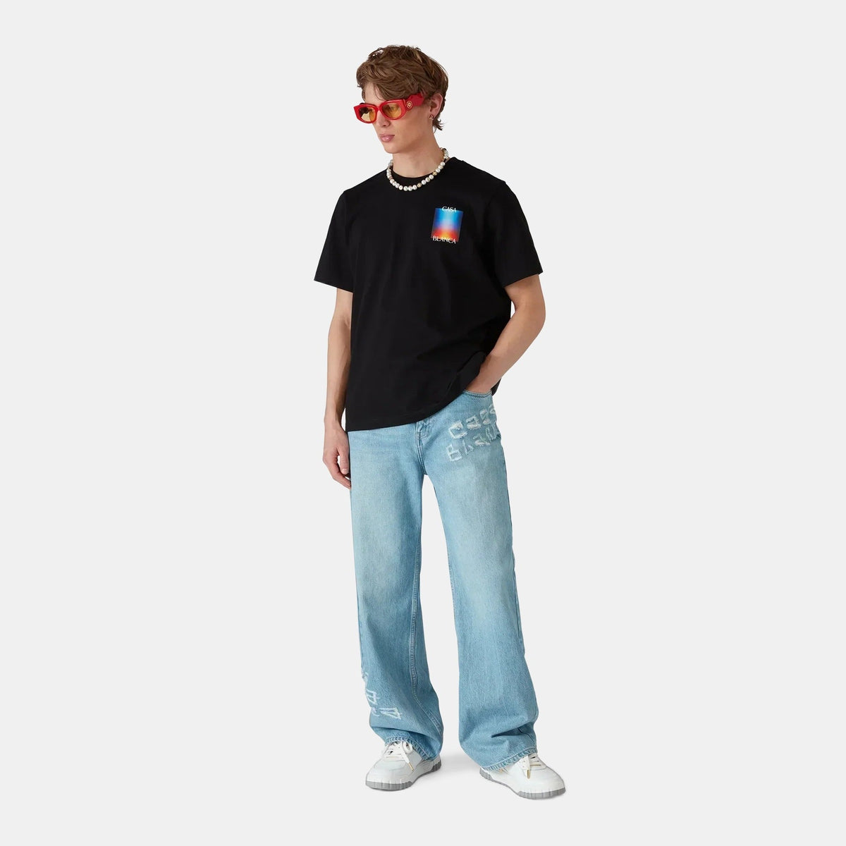 Gradient Casa Logo T-Shirt - casablanca