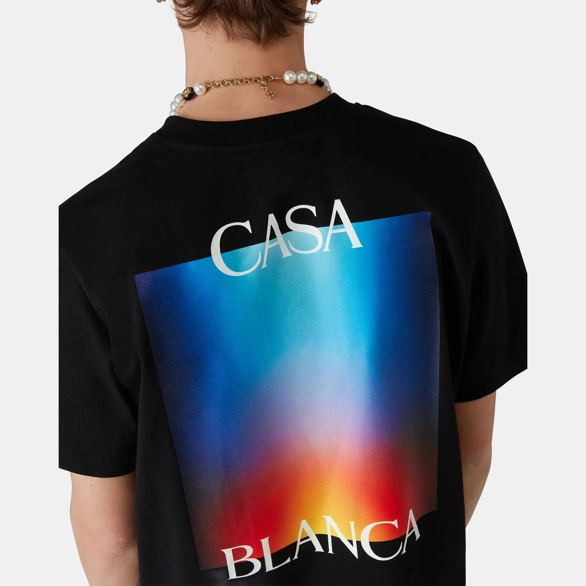 Gradient Casa Logo T-Shirt - casablanca
