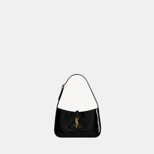 YSL - le 5 à 7 en cuir verni noir