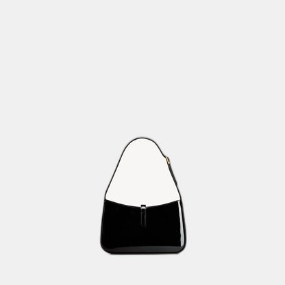 YSL - le 5 à 7 en cuir verni noir