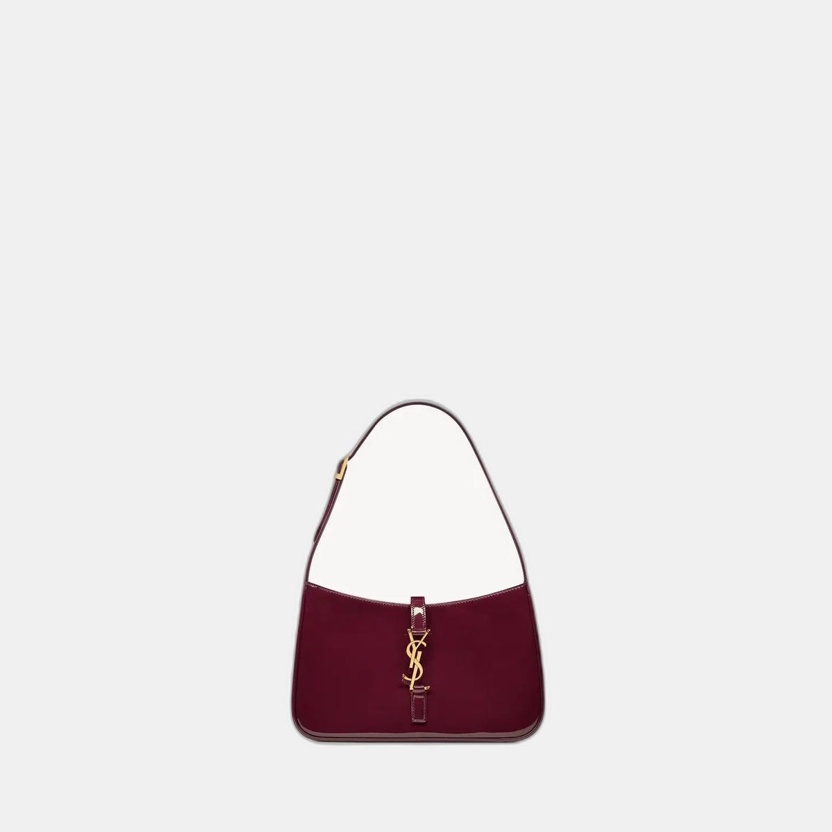 YSL - le 5 à 7 en cuir verni Red