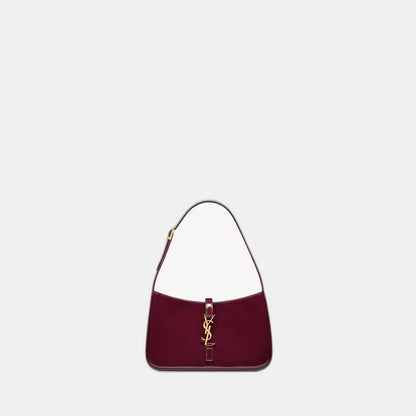 YSL - le 5 à 7 en cuir verni Red