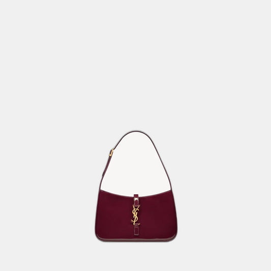 YSL - le 5 à 7 en cuir verni Red