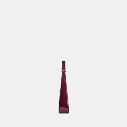 YSL - le 5 à 7 en cuir verni Red