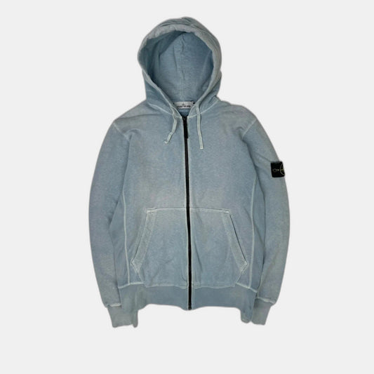 Stone Island gilet à capuche - Bleu