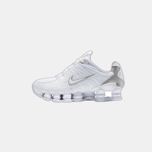 Nike® Shox Tl White Metallic Silver Orange