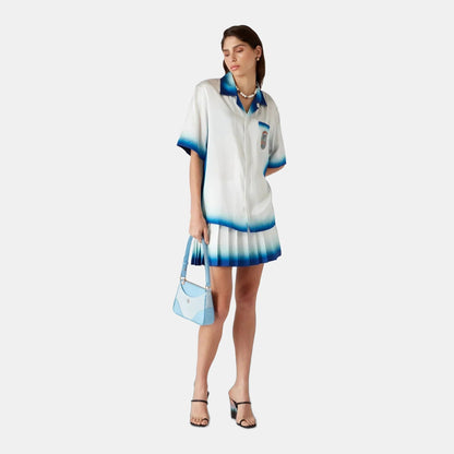 Casa Way Skate Short Sleeve Silk Shirt