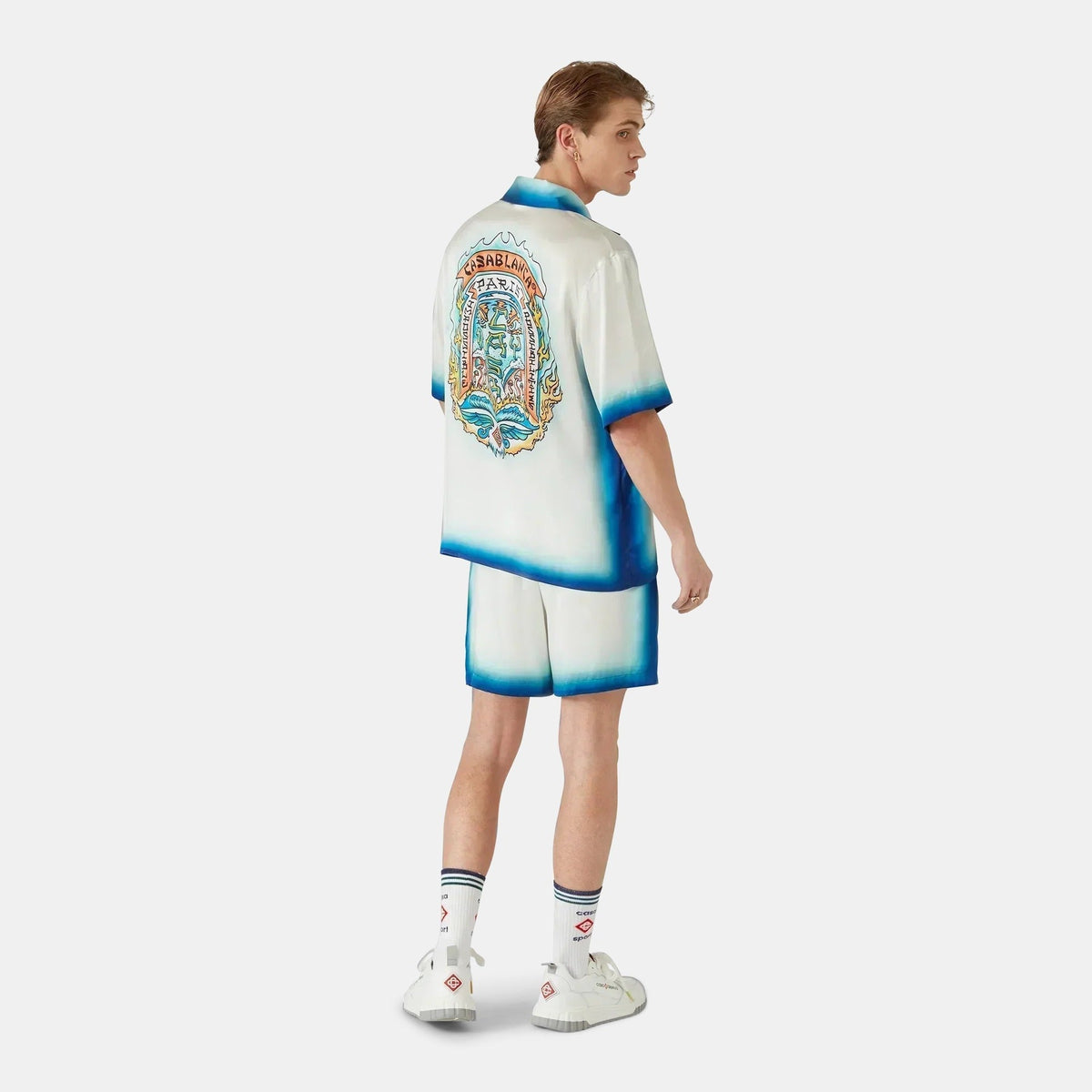 Casa Way Skate Short Sleeve Silk Shirt