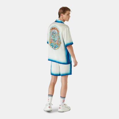 Casa Way Skate Short Sleeve Silk Shirt
