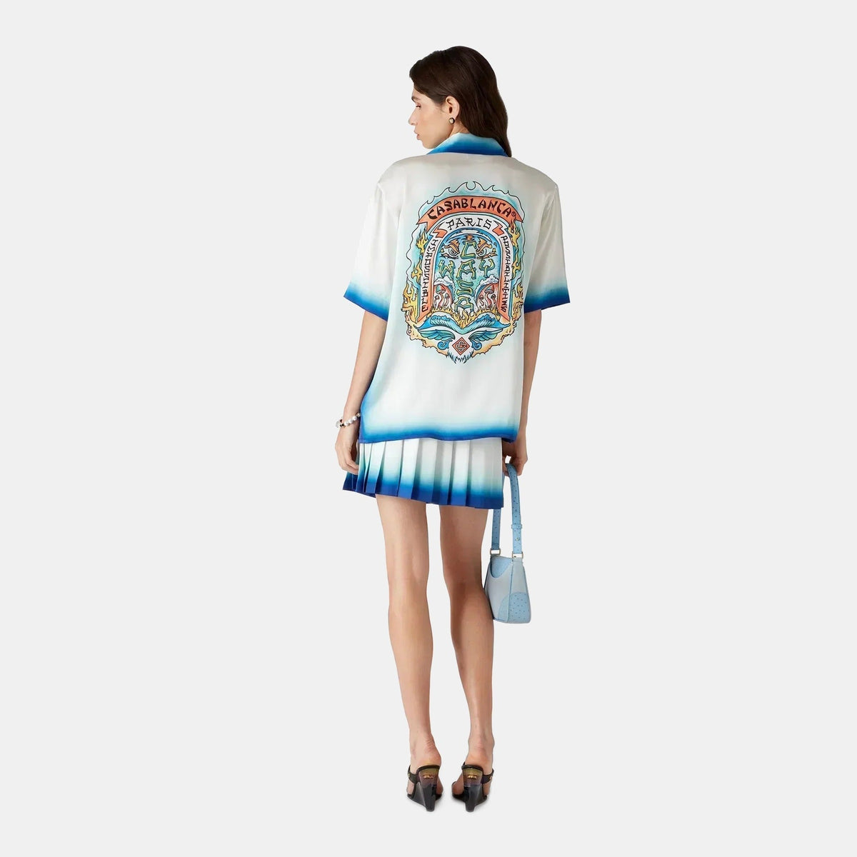 Casa Way Skate Short Sleeve Silk Shirt
